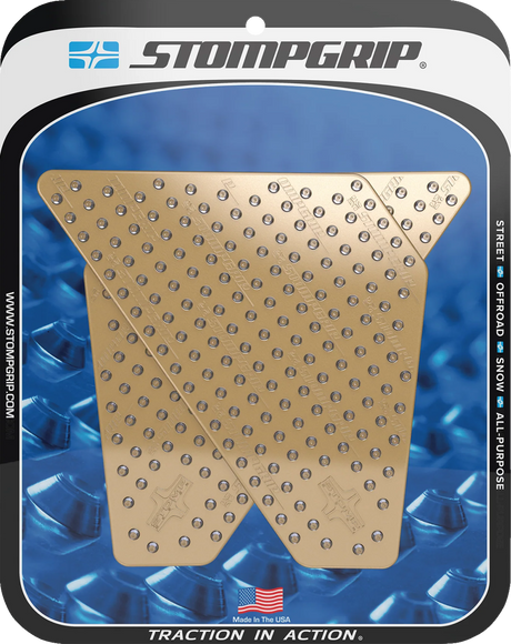 Traction Pad Tank Grips - Volcano - Clear - DR 650 S 2015 - 2025