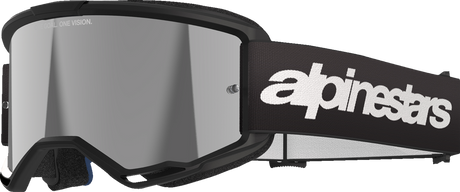 Vision 3 Goggle - Wordmark - Black - Silver Mirror Lens
