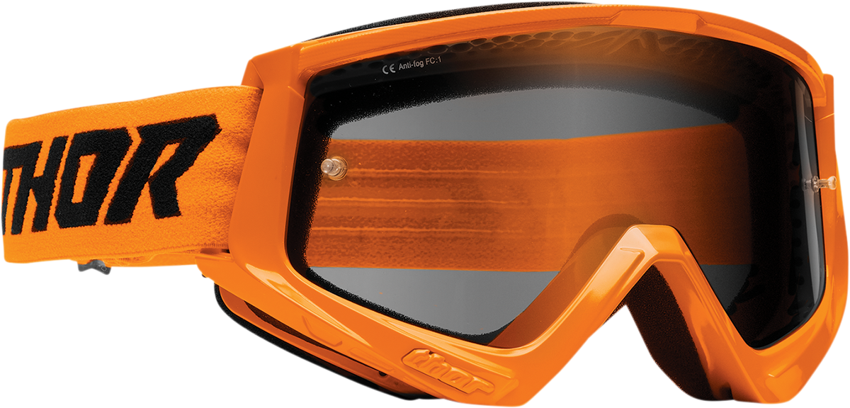 Combat Sand Goggle - Racer - Flo Orange/Black - Smoke Lens