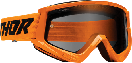 Combat Sand Goggle - Racer - Flo Orange/Black - Smoke Lens