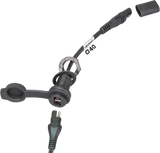 Weatherproof SAE Thin Panel Mount Socket O-40 - Short