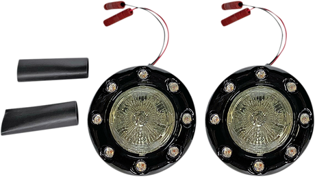 ProBEAM® Bullet Ringz™ LED Turn Signals - Black/Smoke 2014 - 2023