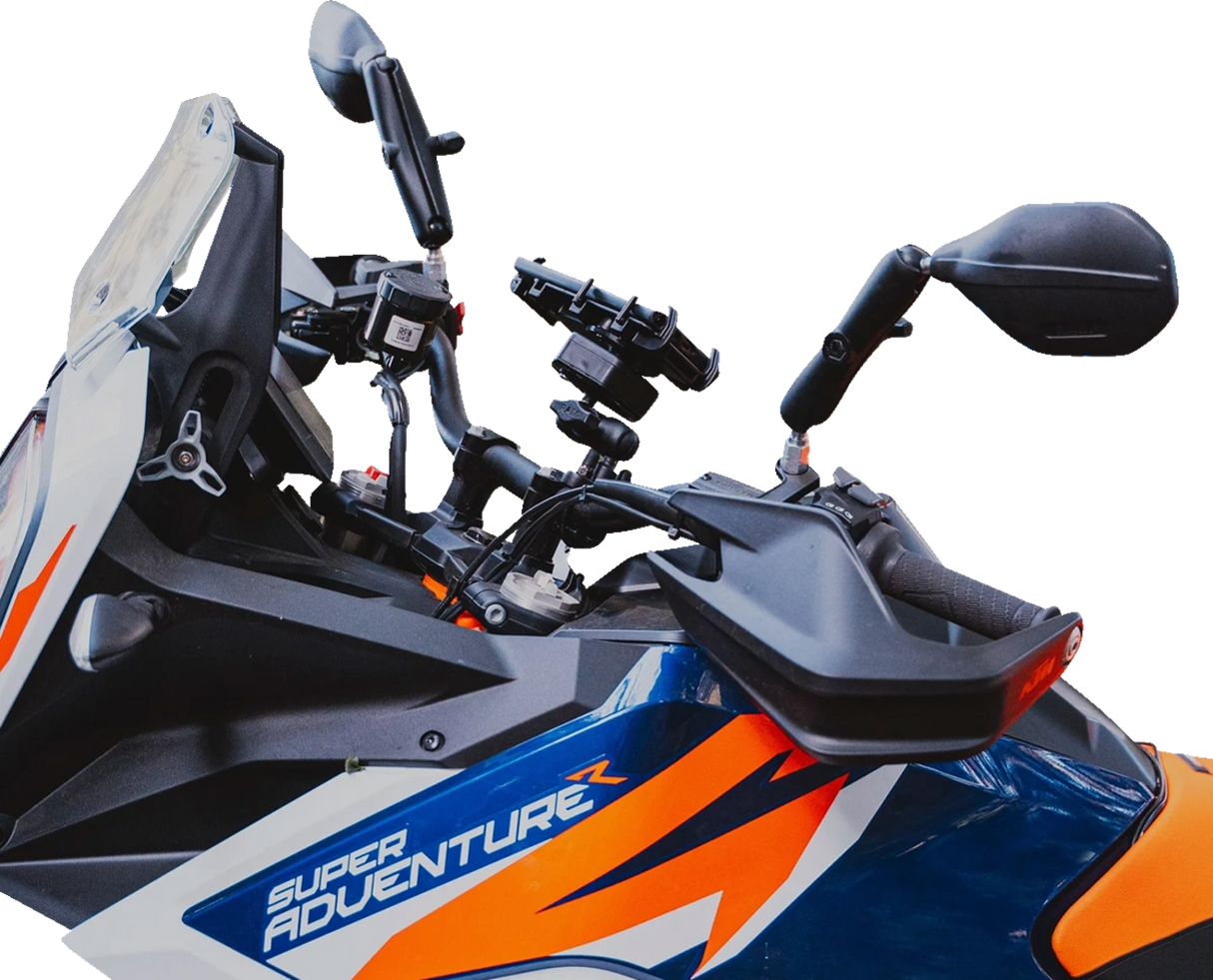 Tough-Mirror™ - Side View - Oval - Black - Left/Right