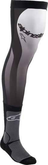 Knee Brace Socks - Black/White - Small/Medium