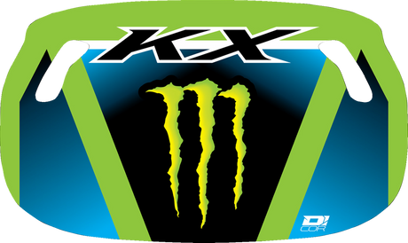 Pit Board - Green/Blue - Monster Energy Logo
