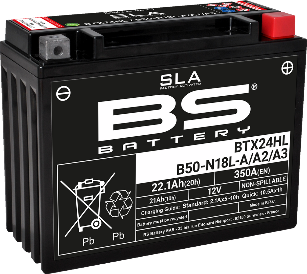 Battery - BTX24HL (YTX) 1975 - 2006