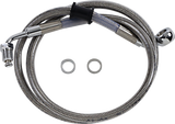 Brake Line - +10\" - Stainless Steel - \'18-\'21 Softail 2018 - 2023