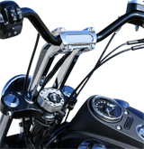 Risers - Pull Back - 9-1/2\" - Chrome