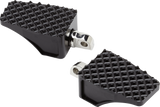 County Line Billet Footpegs - Front - Black 2018 - 2022