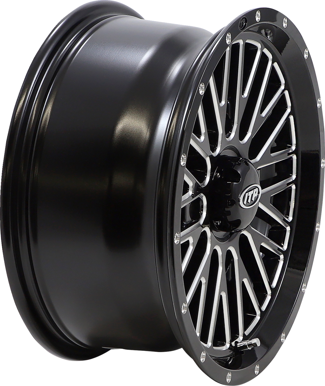 Wheel - Momentum - Front/Rear - Black/Milled - 15x7 - 4/156 - 5+2 (+30 mm) 1992 - 2023