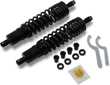 Premium Ride-Height Adjustable Shocks - Black - Heavy Duty - 12.5\" 1979 - 2003