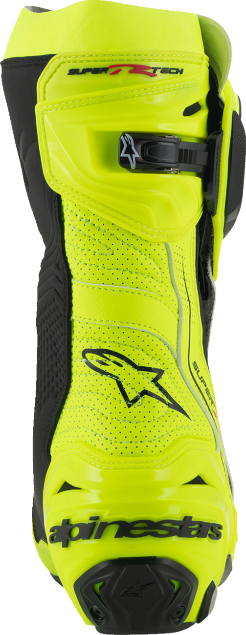 Supertech R Vented Boots - Fluorescent Yellow/Black - US 12.5 / EU 48