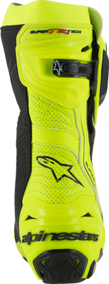 Supertech R Vented Boots - Fluorescent Yellow/Black - US 12.5 / EU 48