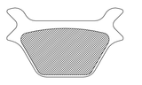 Organic Brake Pads - Harley-Davidson 1987 - 1999