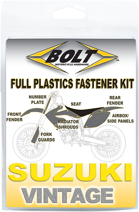 Body Work Fastener Kit - Suzuki 1989 - 1992