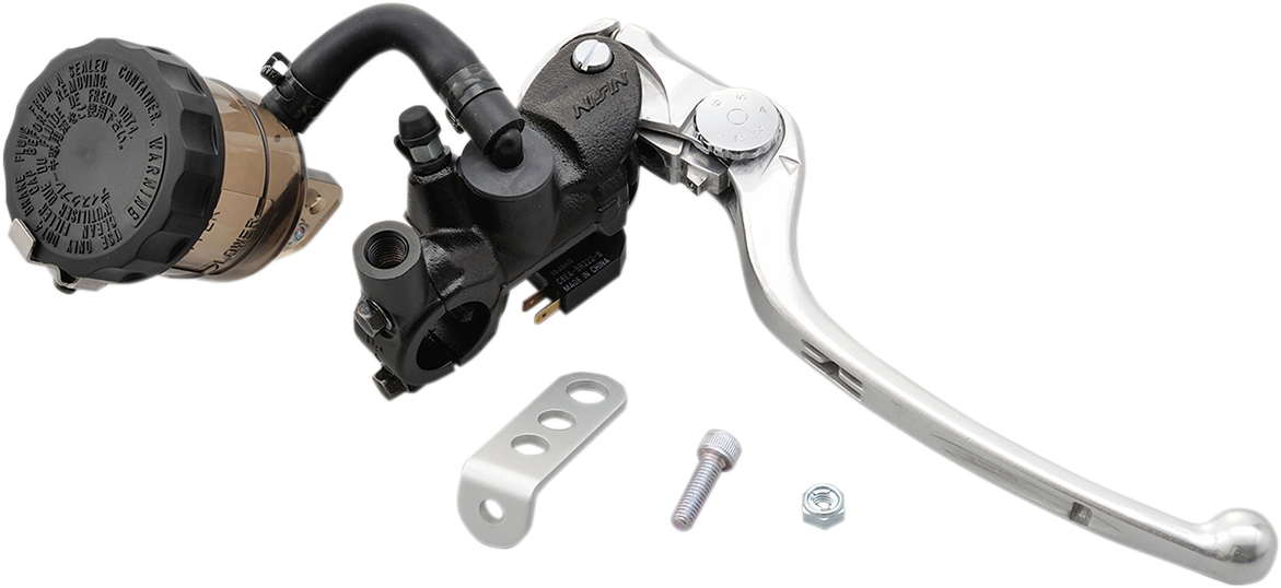 Master Cylinder - Radial - 19 mm - Black/Silver - Smoke Reservoir