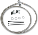 Brake Line - Front - +2\" - Stainless Steel 1984 - 2005