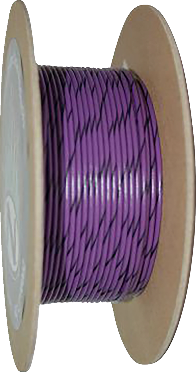 100\' Wire Spool - 20 Gauge - Violet/Black