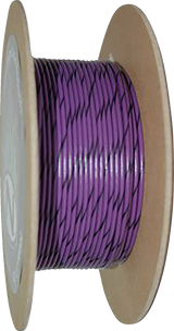 100\' Wire Spool - 20 Gauge - Violet/Black