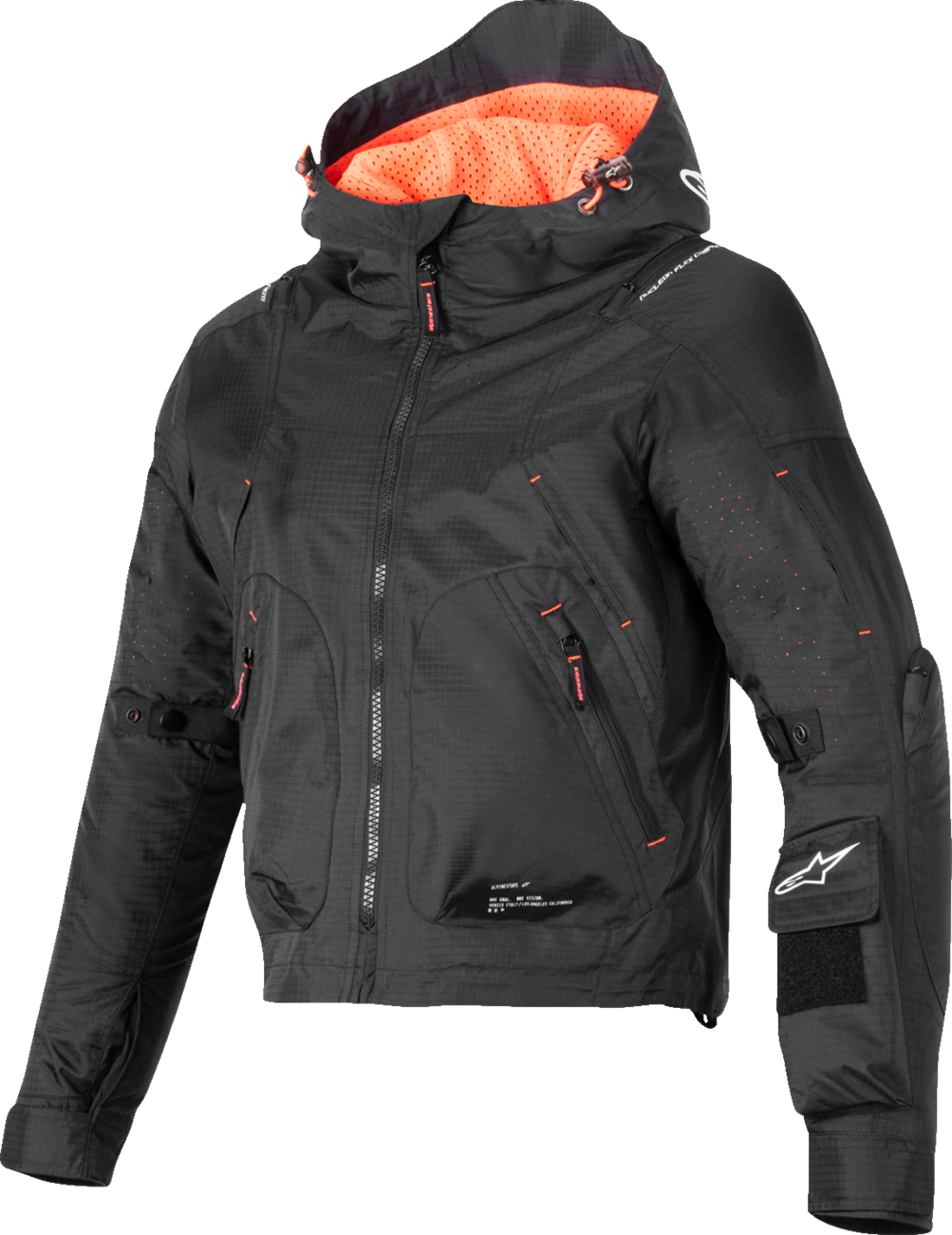 Stella Molly Air Jacket - Black/Coral Fluo - Medium