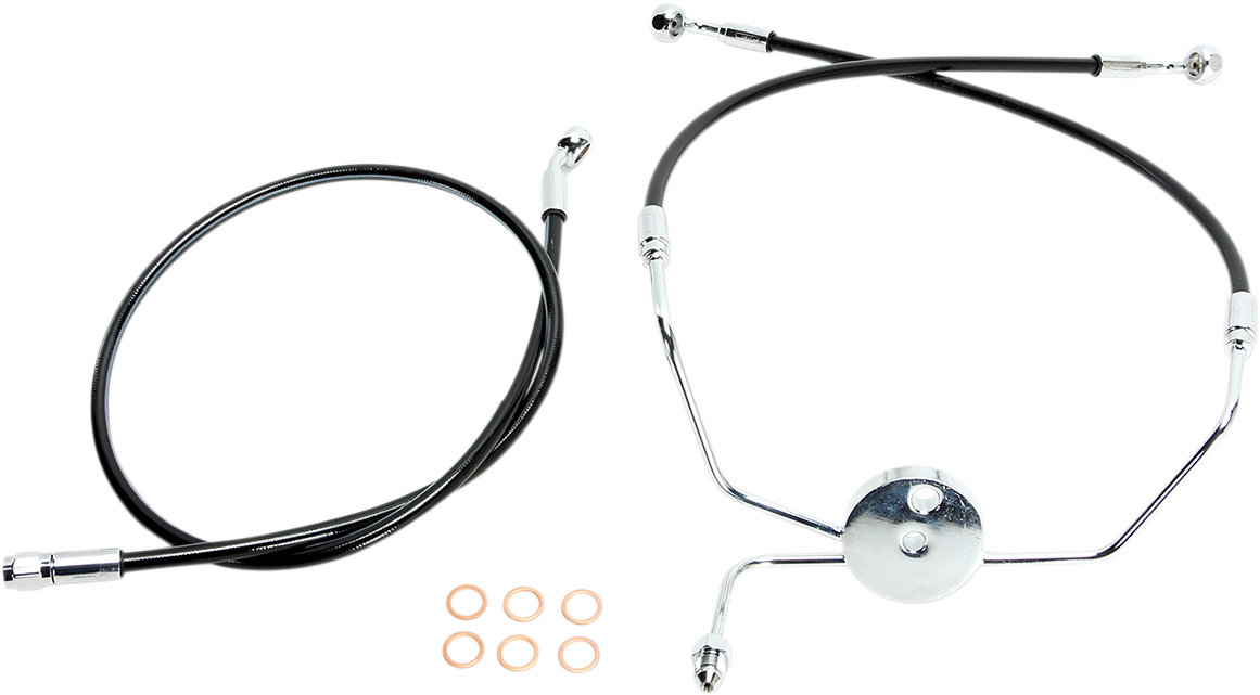 Brake Line - Front - XR - Black 1999 - 2007
