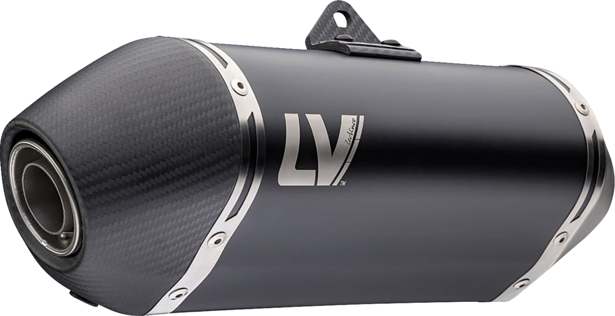 LV-14 Slip-On Muffler - Black - XL 750 Transalp 2024 - 2024