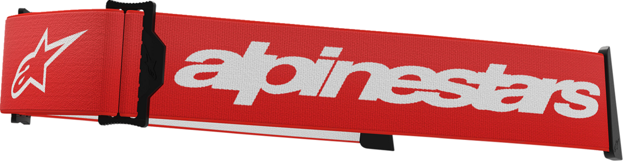 Supertech Goggle Strap - Red/White