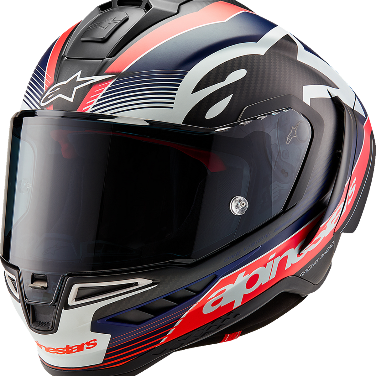 Supertech R10 Helmet - Team - Matte Black/Carbon Red Fluo/Blue - XS ...