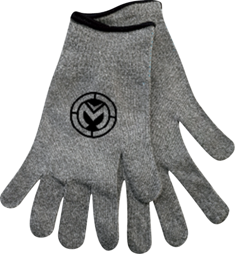 Moose Full Finger Glove Liners - Heather Gray - XL