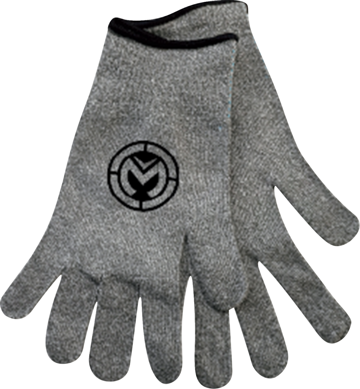 Moose Full Finger Glove Liners - Heather Gray - 2XL