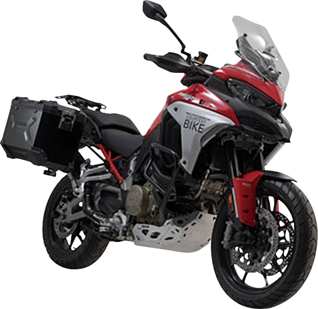 TRAX ADV Aluminum Case System - Black - Ducati Multistrada V4 \'21-\'24 2021 - 2024