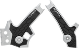 X-Grip Frame Guards - Silver/Black - DR 650S/SE 1996 - 2023