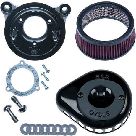 Mini Teardrop Stealth Air Cleaner Kit - Gloss Black 2008 - 2017