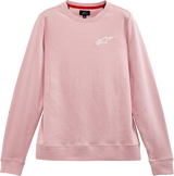 Women\'s Ageless Crew Fleece - Pink - Small