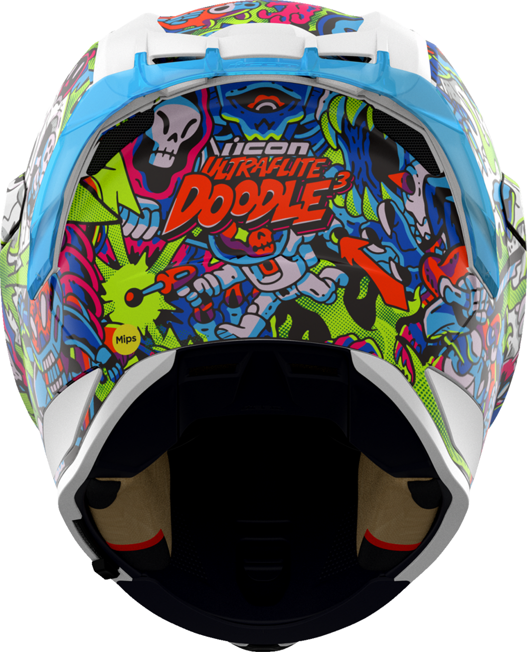 Ultraflite Helmet - Doodle 3 - MIPS® - Blue - Medium