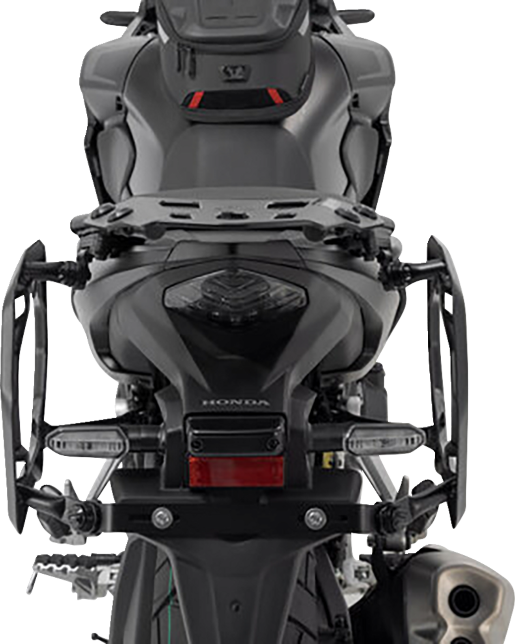 TRAX ADV Aluminum Case System - Black - Honda CB/CBR/NX 500 \'13-\'24 2013 - 2024