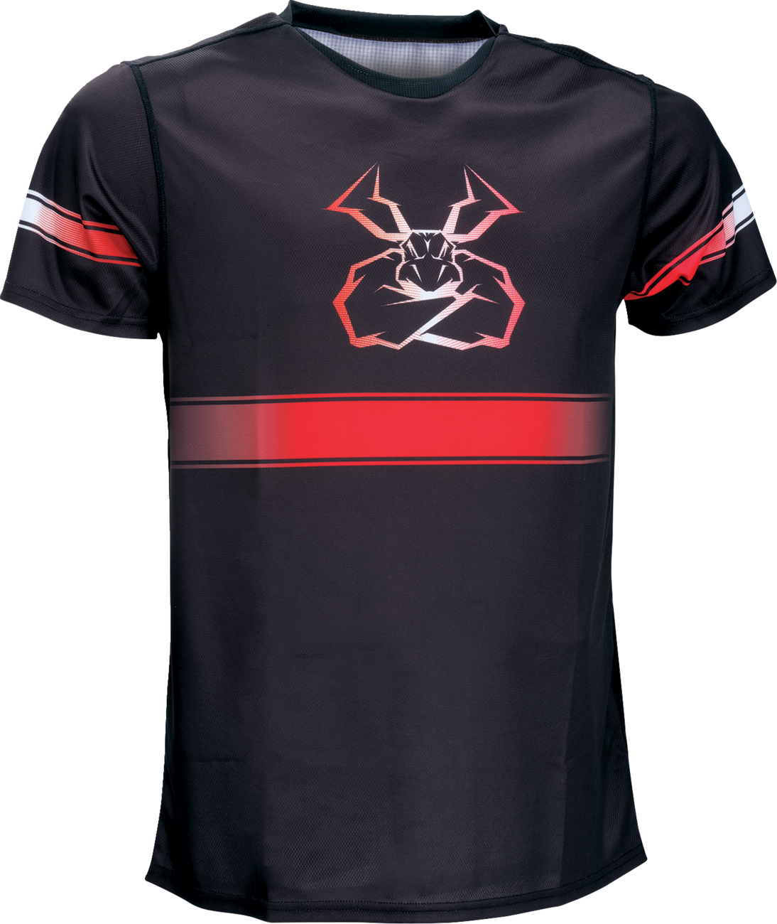 Mountain Bike Short-Sleeve Jersey - Red/Black - XL