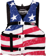 Stars & Stripes PFD Vest - Red/White/Blue - One Size