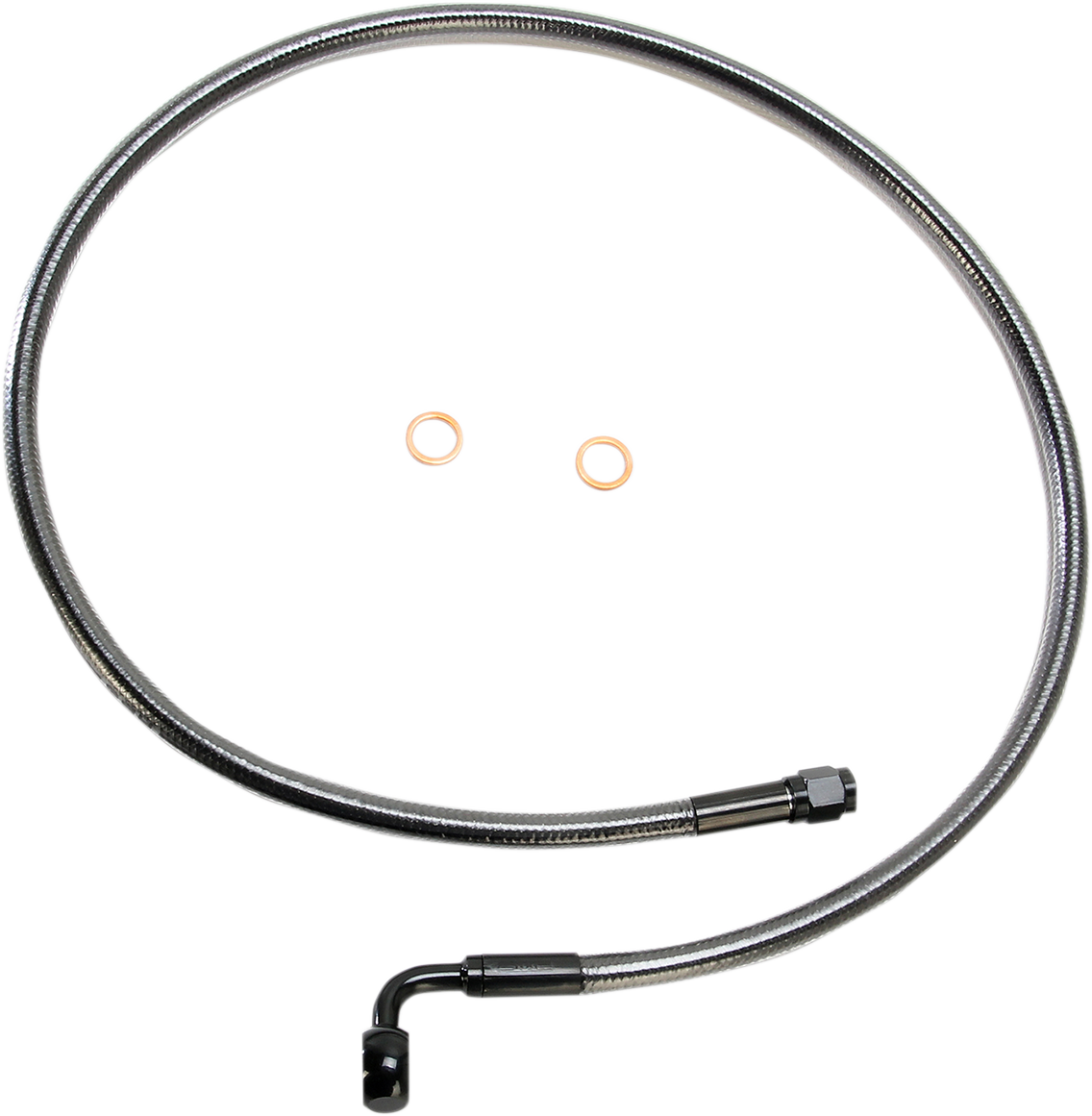 Brake Line - 10 mm-90° - 34\" - Black Pearl