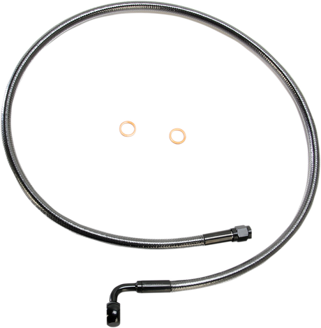 Brake Line - 10 mm-90° - 34\" - Black Pearl