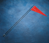 Flag and Pole - 7\' White Pole - 5 Pack