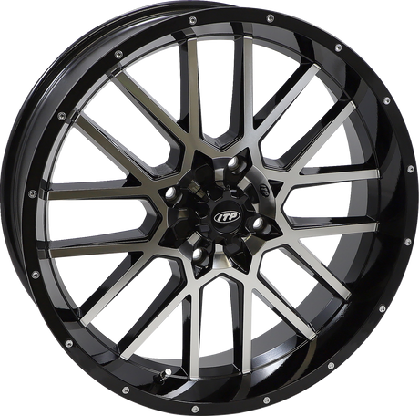 Wheel - Hurricane - Front/Rear - Black Machined - 20x6.5 - 4/137 - 4+2.5 (+10 mm) 2011 - 2023