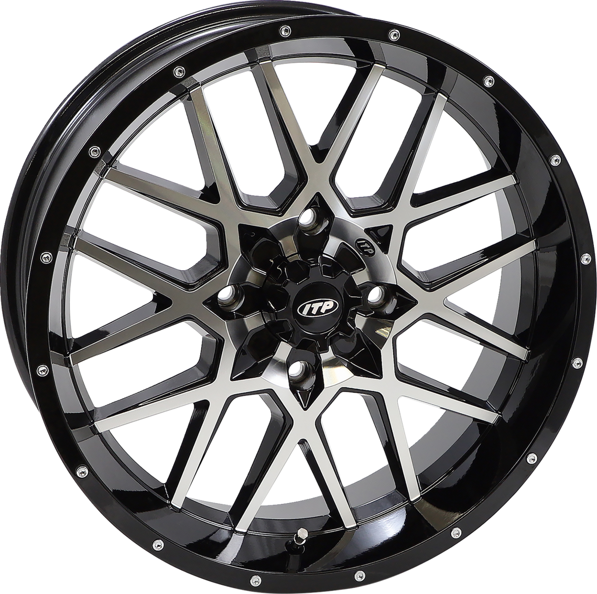 Wheel - Hurricane - Front/Rear - Black Machined - 18x6.5 - 4/137 - 4+2.5 (+10 mm) 2011 - 2023