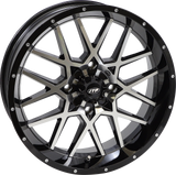 Wheel - Hurricane - Front/Rear - Black Machined - 18x6.5 - 4/156 - 4+2.5 (+10 mm) 1992 - 2023