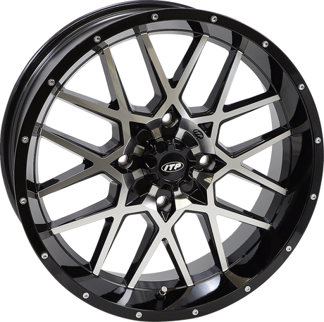 Wheel - Hurricane - Front/Rear - Black Machined - 18x6.5 - 4/137 - 4+2.5 (+10 mm) 2011 - 2023