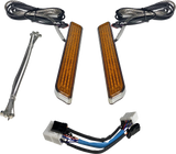 LED Fork Light - Amber - Chrome 1996 - 2017