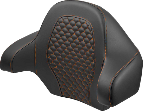 Tour Pak - Dragon Scale - Orange Stitch - FLH/FLT \'14-\'24 2014 - 2024