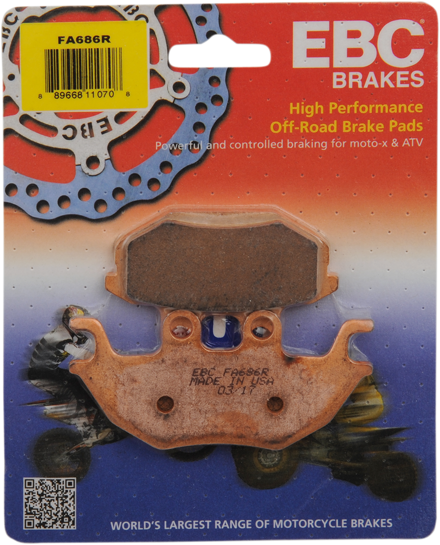 Sintered \"R\" Brake Pads 2015 - 2017