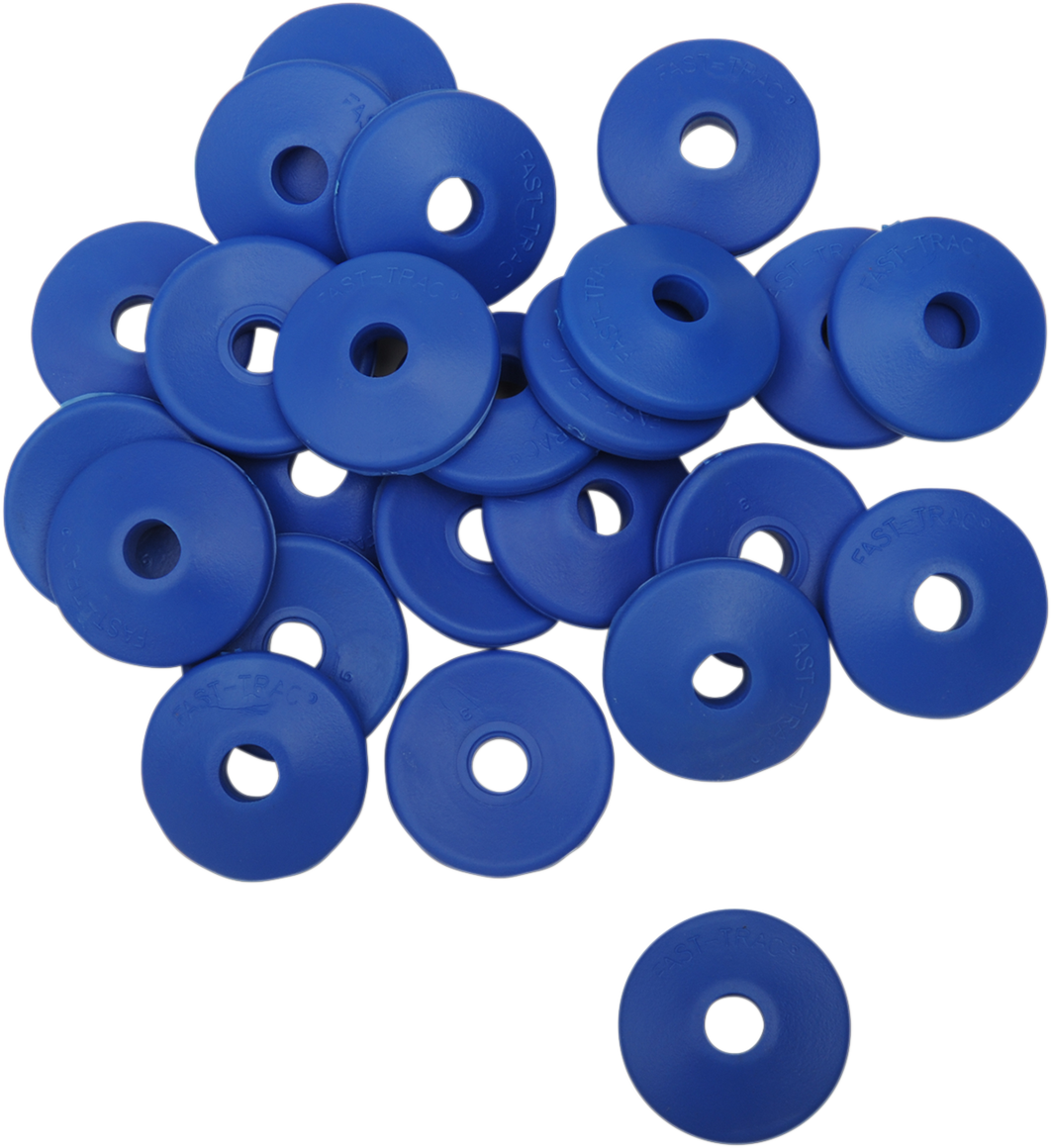 Backer Plates - Blue - Round - 24 Pack