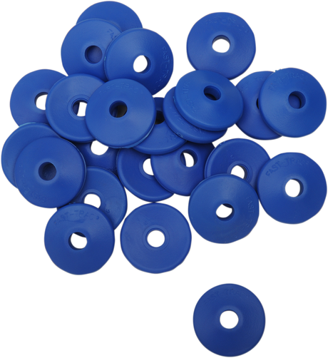 Backer Plates - Blue - Round - 24 Pack